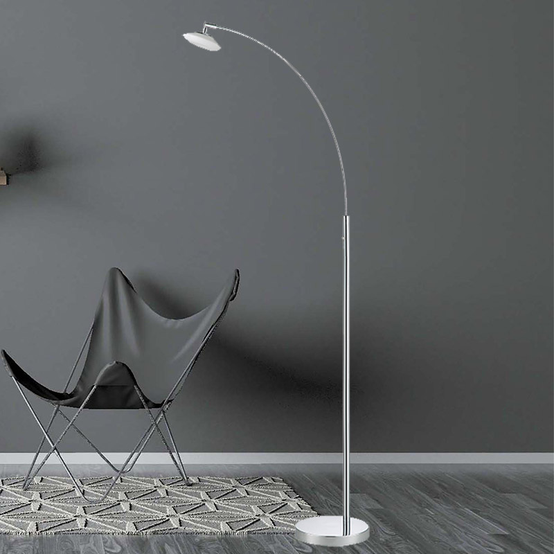 Big Curved Fishing Lamp Floor Lamp