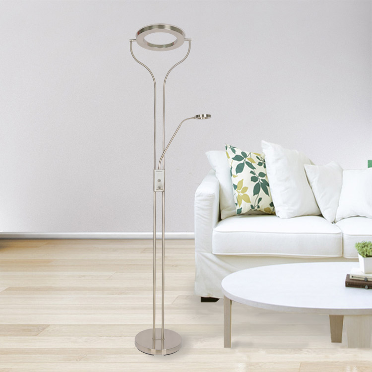 Double Elbow Mother And Son Floor Lamp