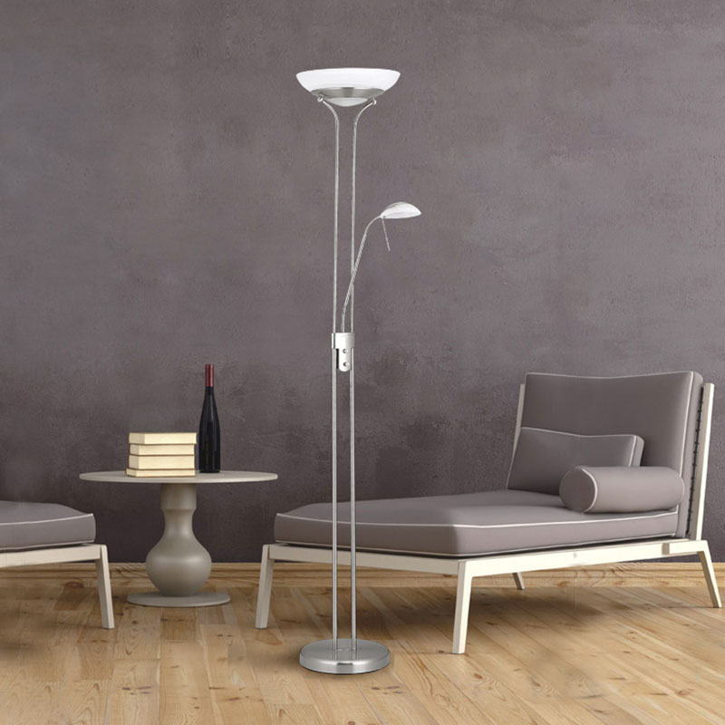 Marble Base Mother And Son Floor Lamp